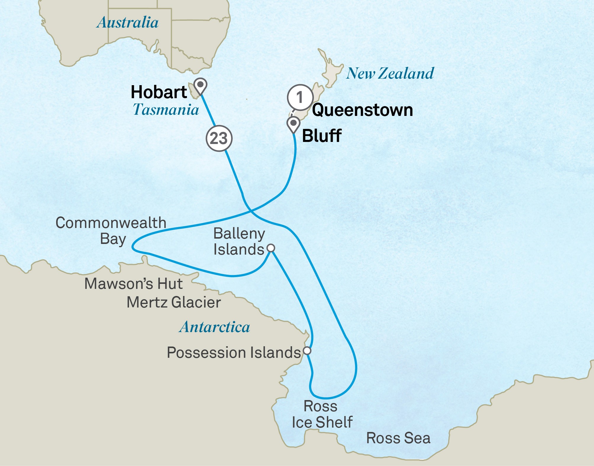 Mawson's Antarctica: Along the East Coast Route