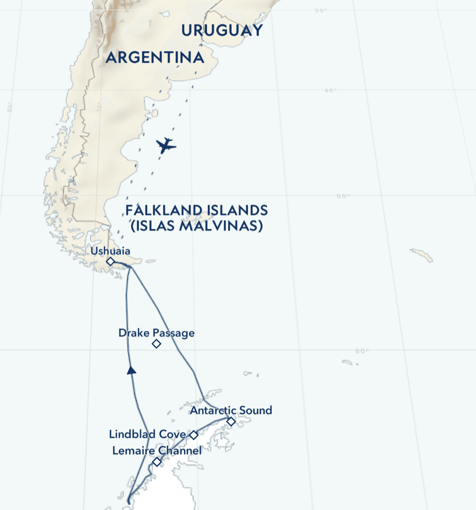Quest for the Antarctic Circle Route