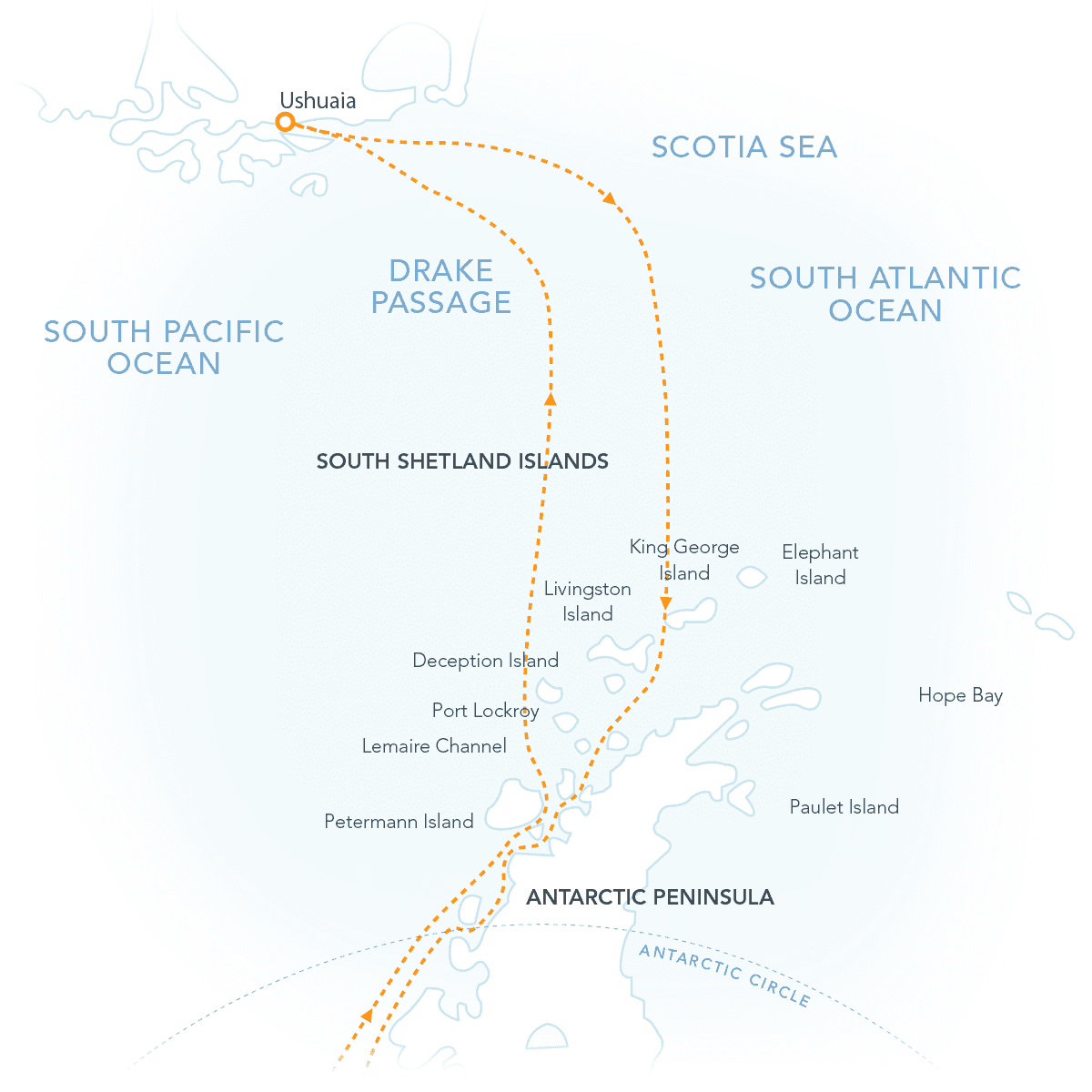Crossing the Circle Route