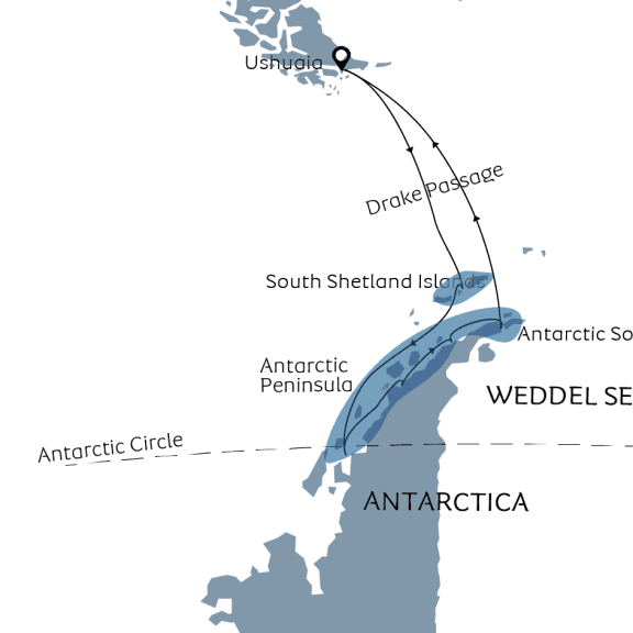 Ultimate Antarctica Experience Quest for the Circle Route