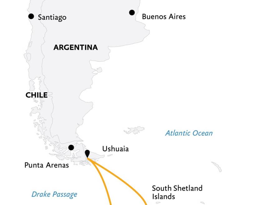 Antarctic Express: Crossing the Circle Route