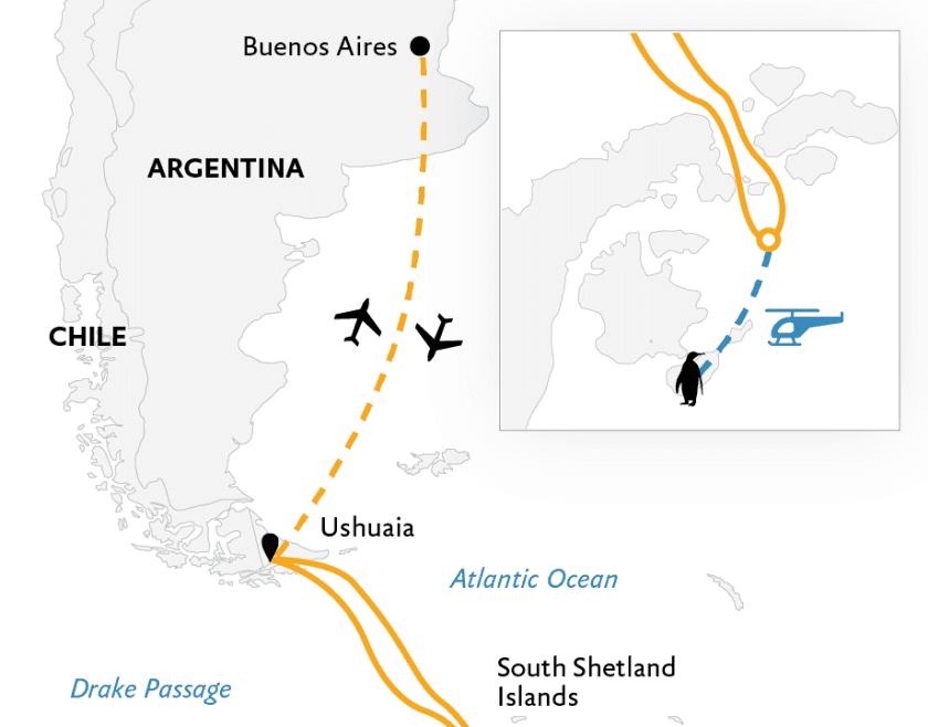 Emperor Penguin Quest: Expedition to Snow Hill Route
