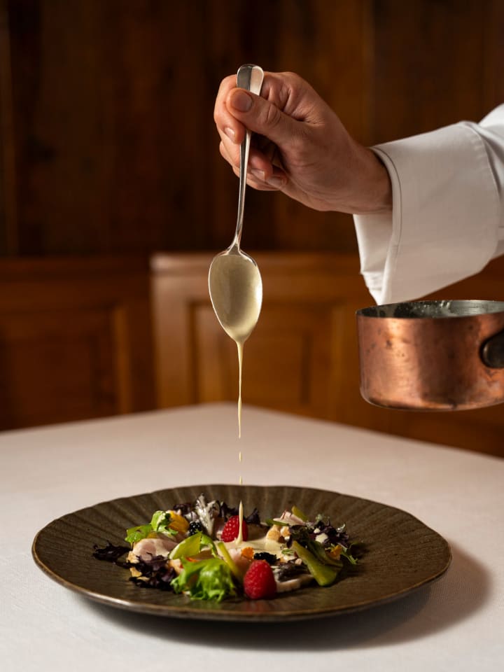 Scatto food per menù digitale e social — Ristorante Tivoli Cortina d'Ampezzo