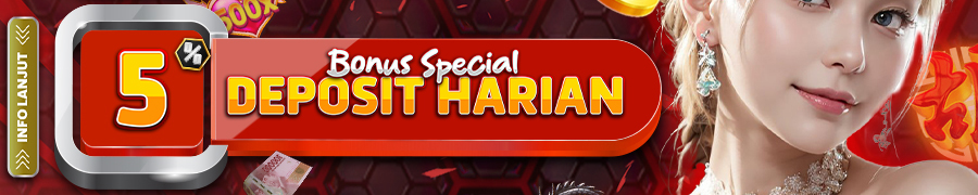 BONUS DEPO HARIAN 5%
