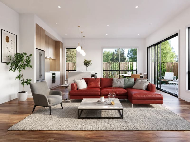 3D rendering interijera nekretnine