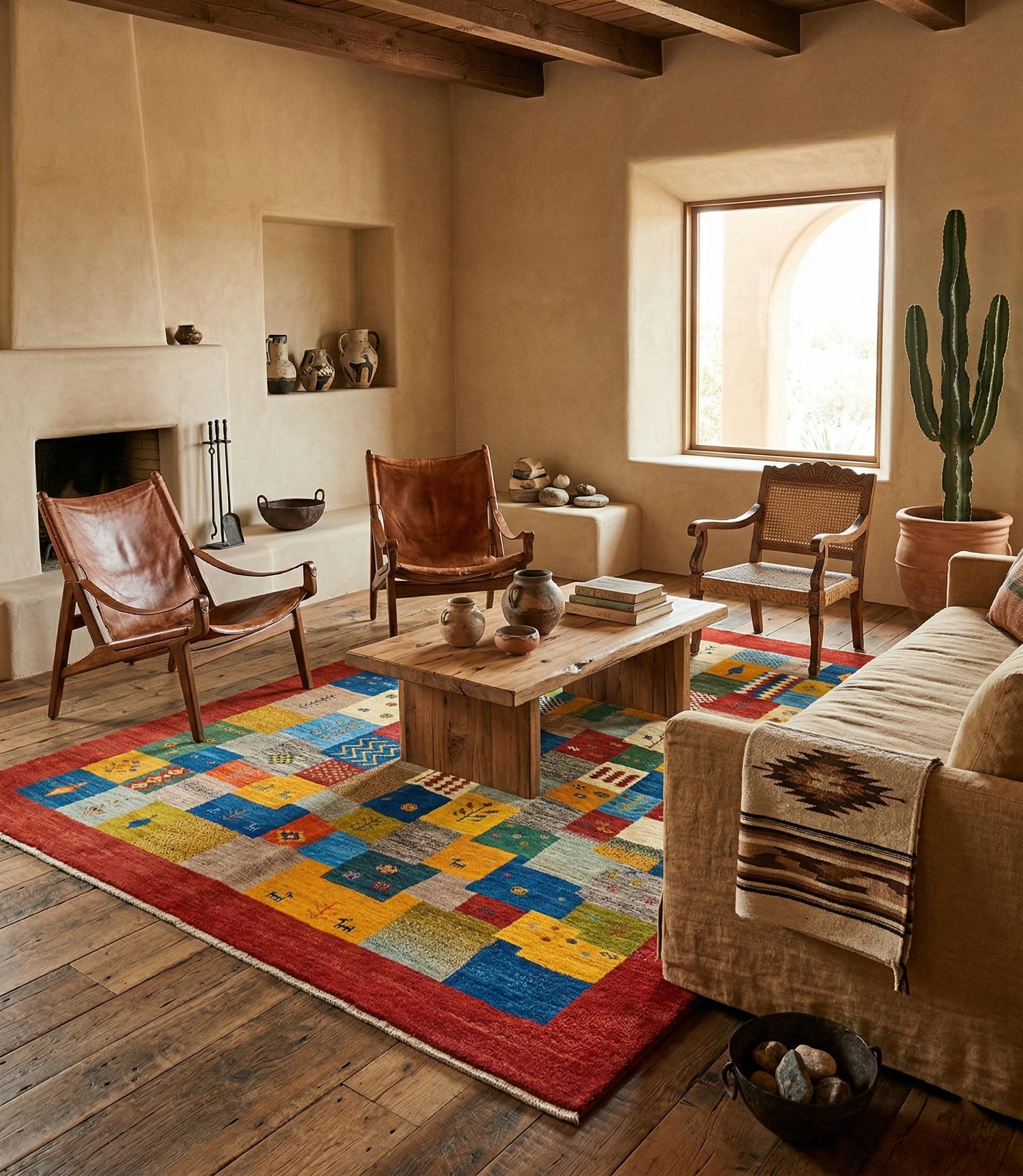 Gabbeh Tribal Patchwork Vivid