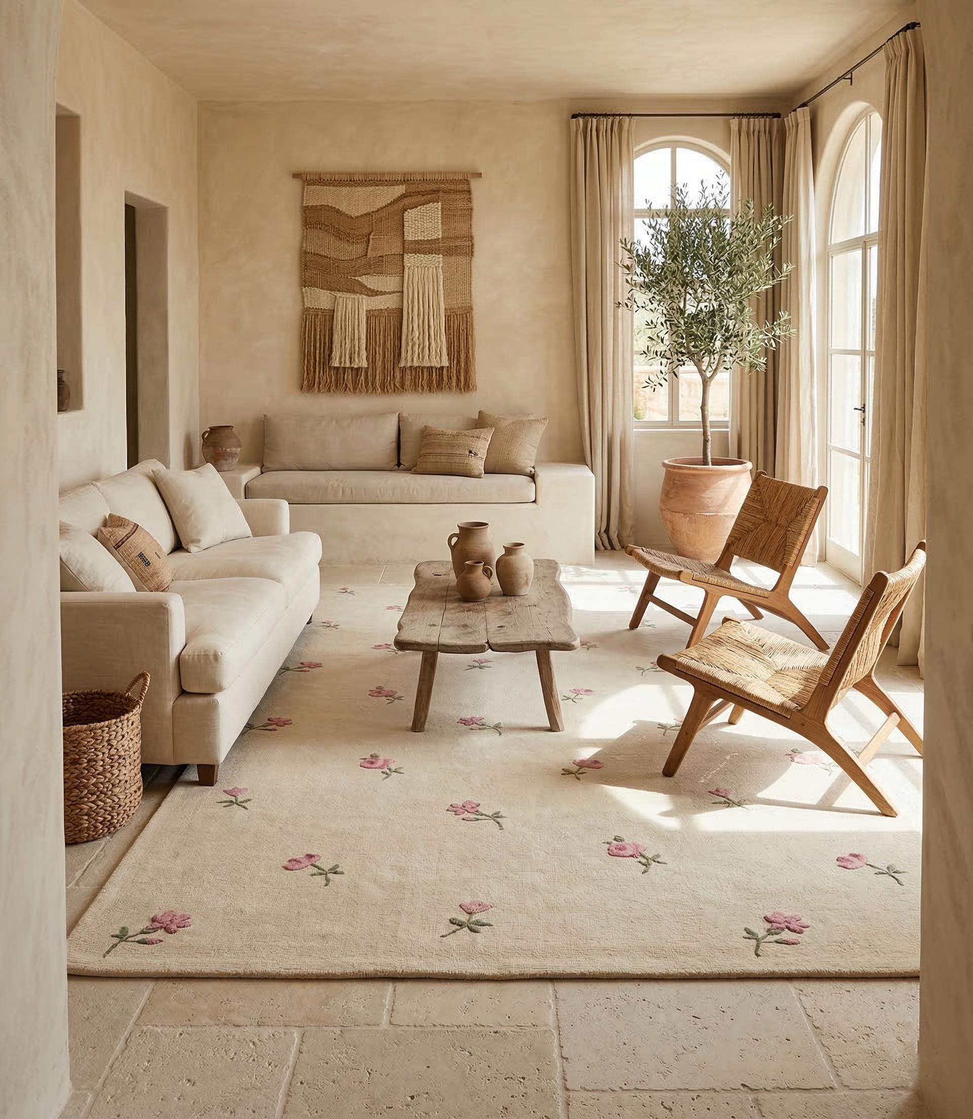Blush Garden Scattered Floral