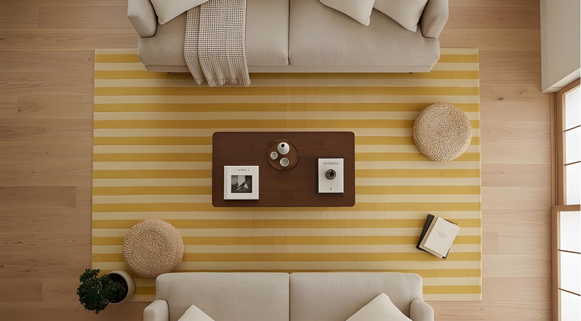 Sunlit Yellow Stripe Minimal
