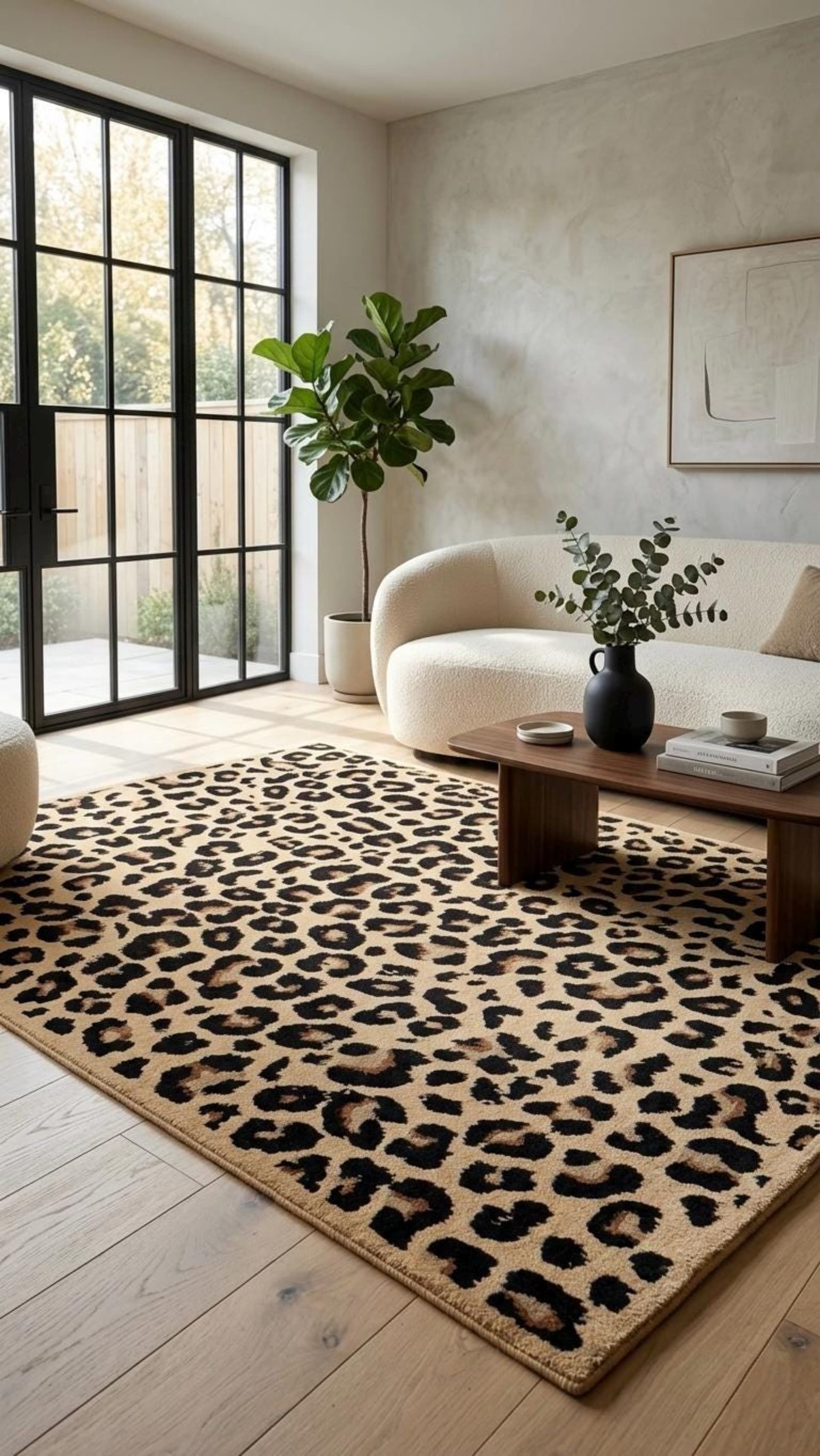 Ivory Sand Leopard Statement
