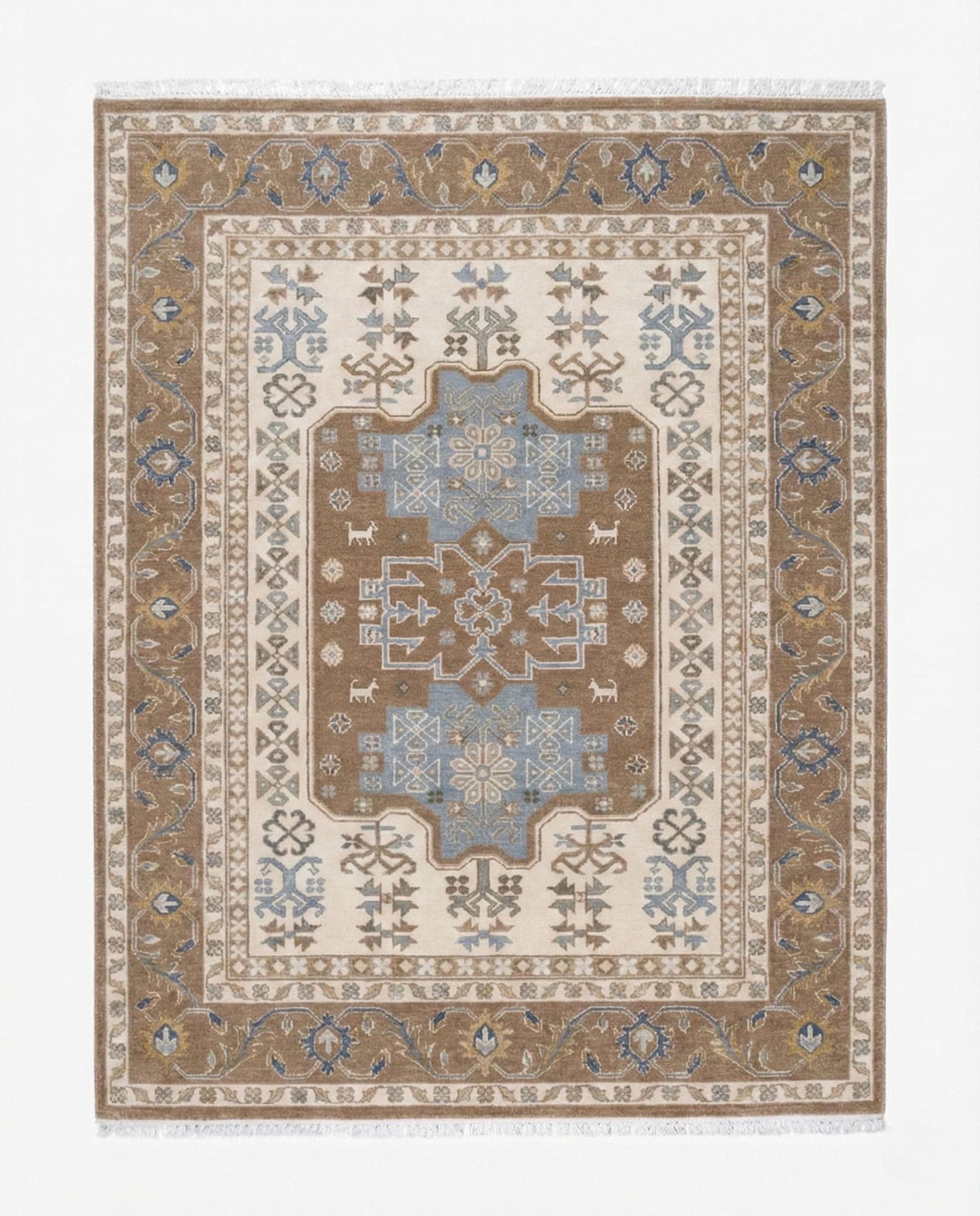 Ivory Blue Oushak Classic