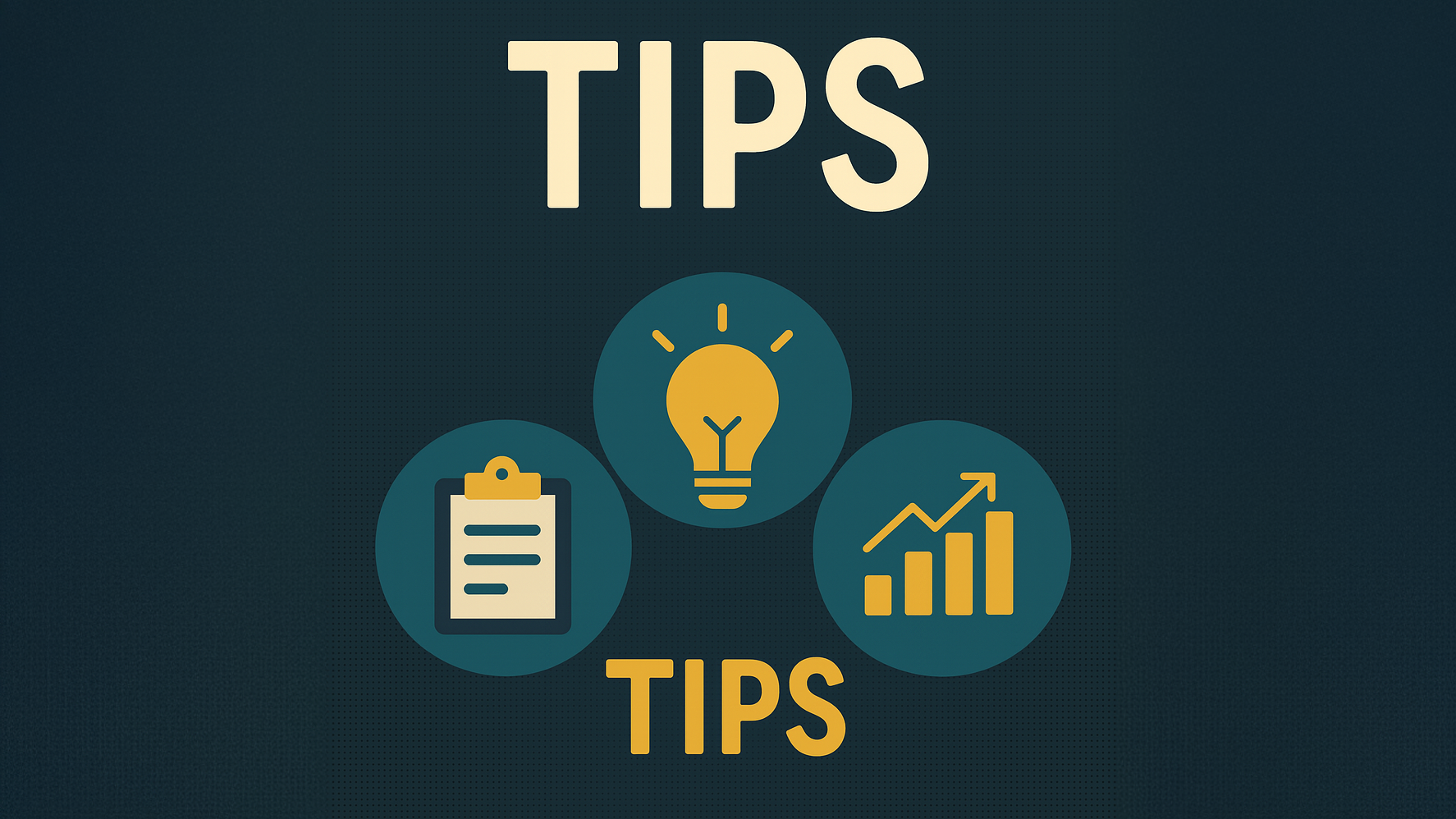 Tips Section Cover Infographic
