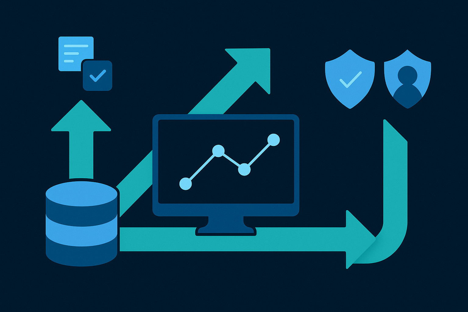 Infographic illustrating alternative data integration flow