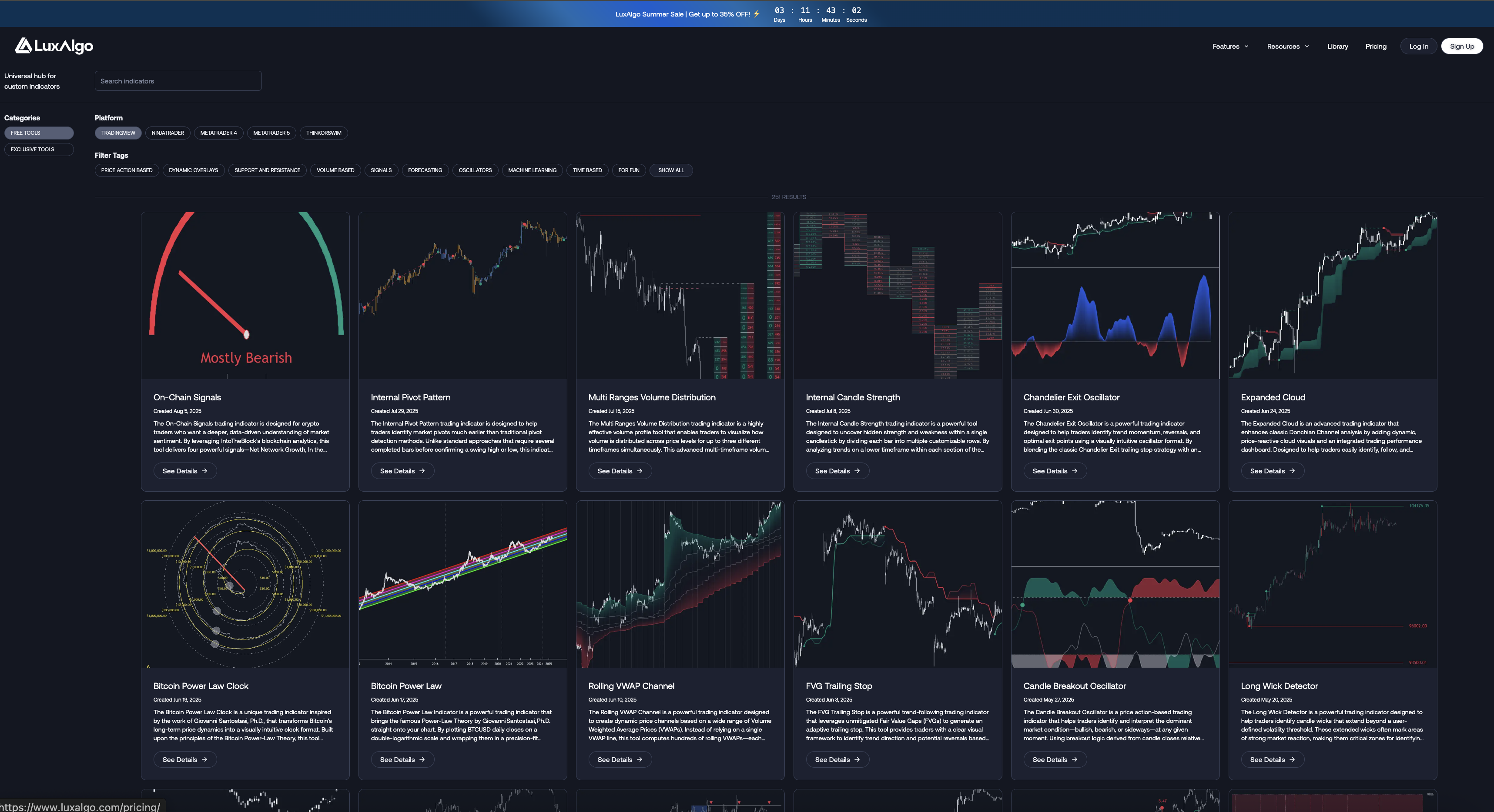 LuxAlgo Toolkits