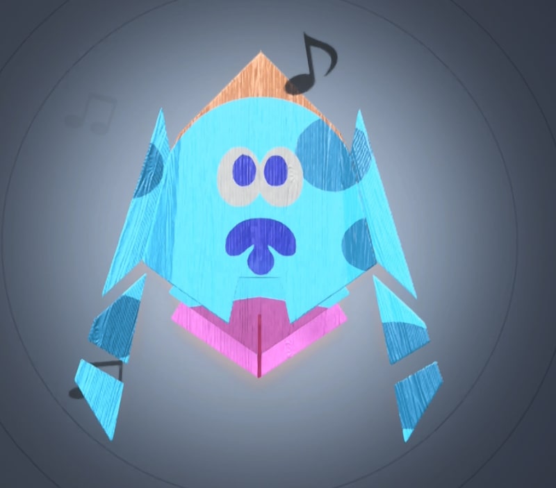 Blue Paper Star