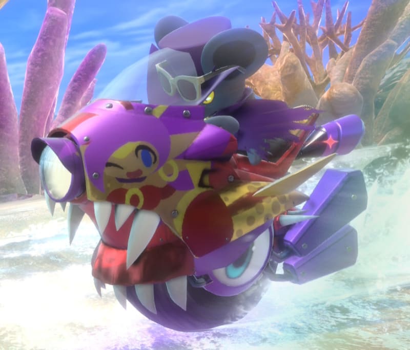 Shantae rex wheelie (but better)