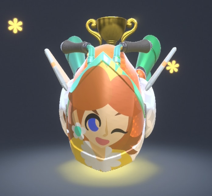 Princess Daisy wheelie bike 