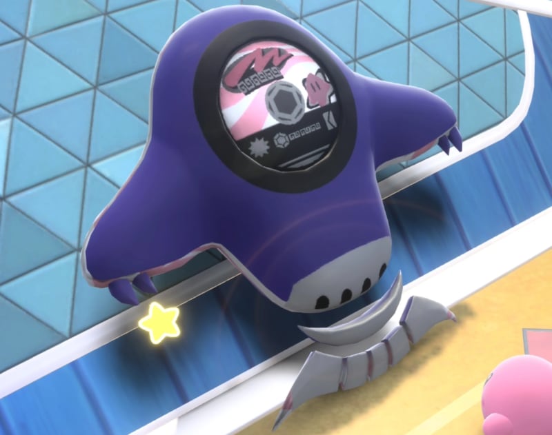 Kirby Air Ride Itself (in an Indigo GameCube)