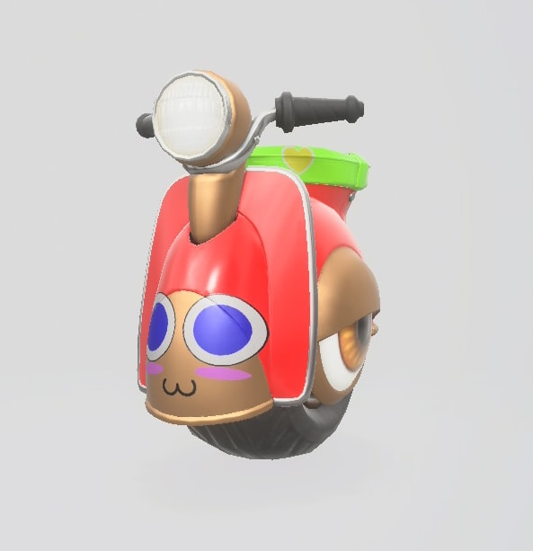 Heart Moo Wheelie Scooter