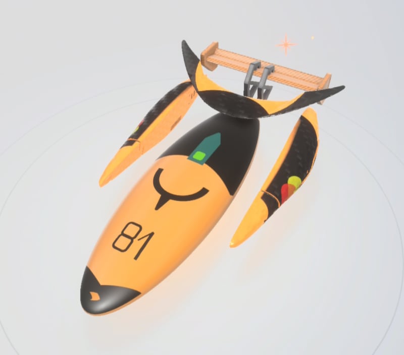 McLaren Oscar Piastri F1 Car