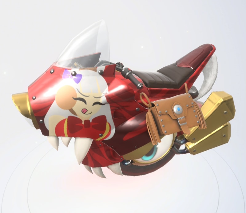 Gold ship Rex wheelie