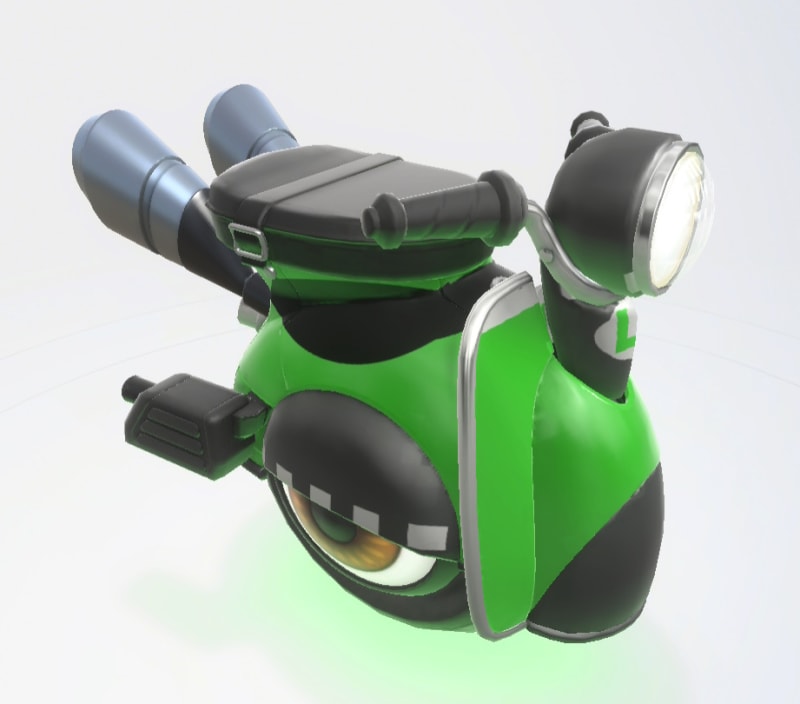 MKW Luigi bike