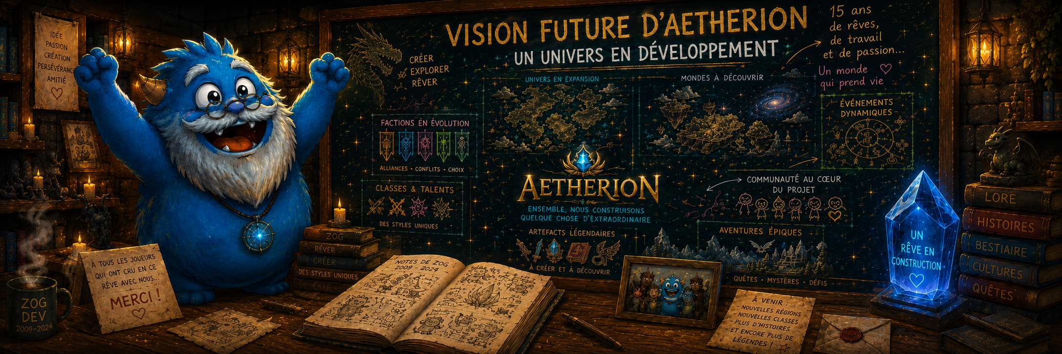 Univers Zog Dev et projet créatif