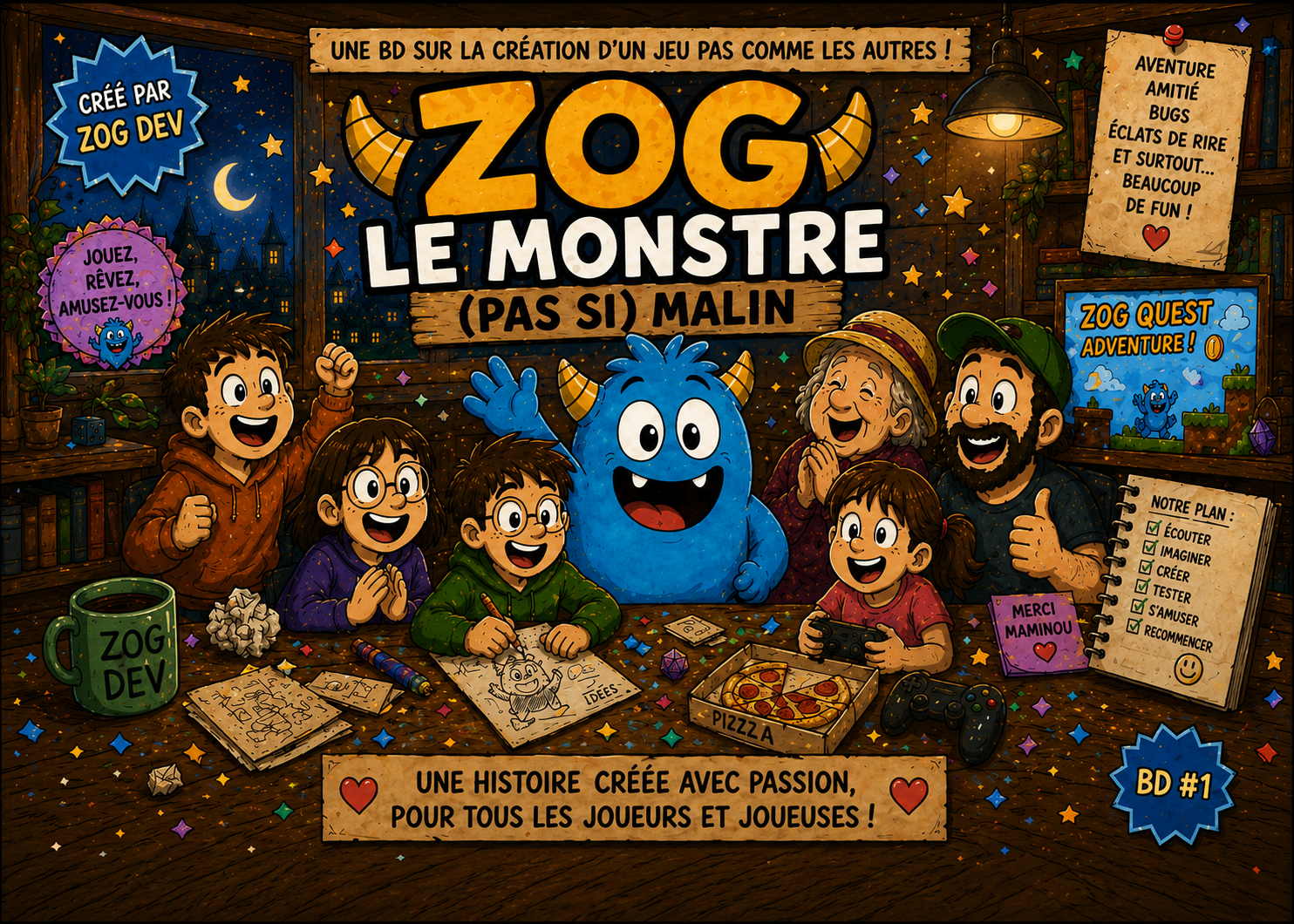 Aperçu de Zog le Monstre (pas si) Malin