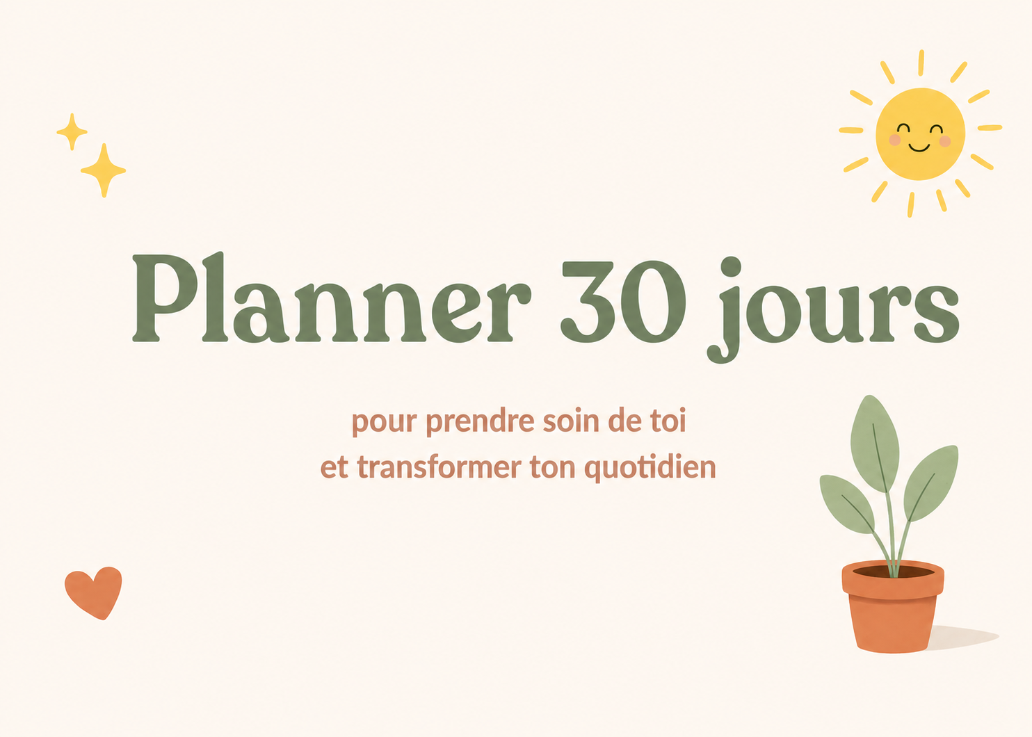 Aperçu de Planner 30 jours