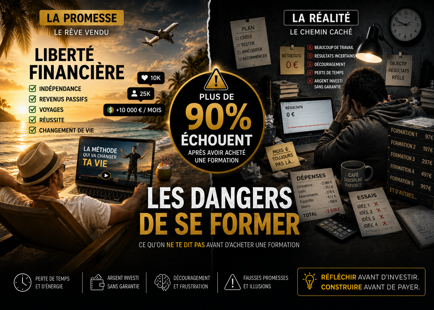 Aperçu de Les dangers de la formation