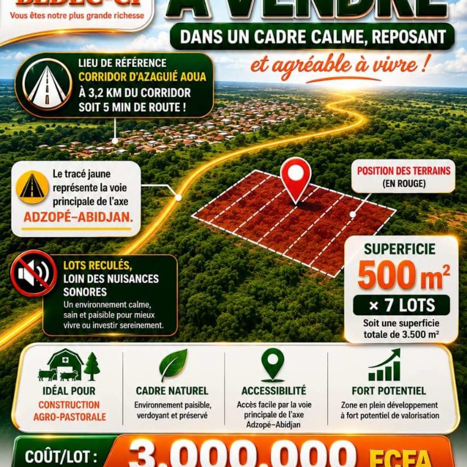 terrain a vendre