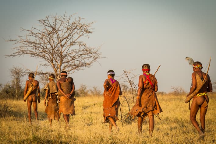 The San people of Kalahari