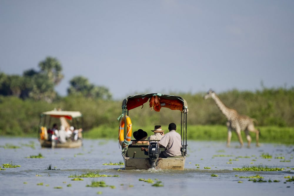 Boat Safari in Nyerere National park