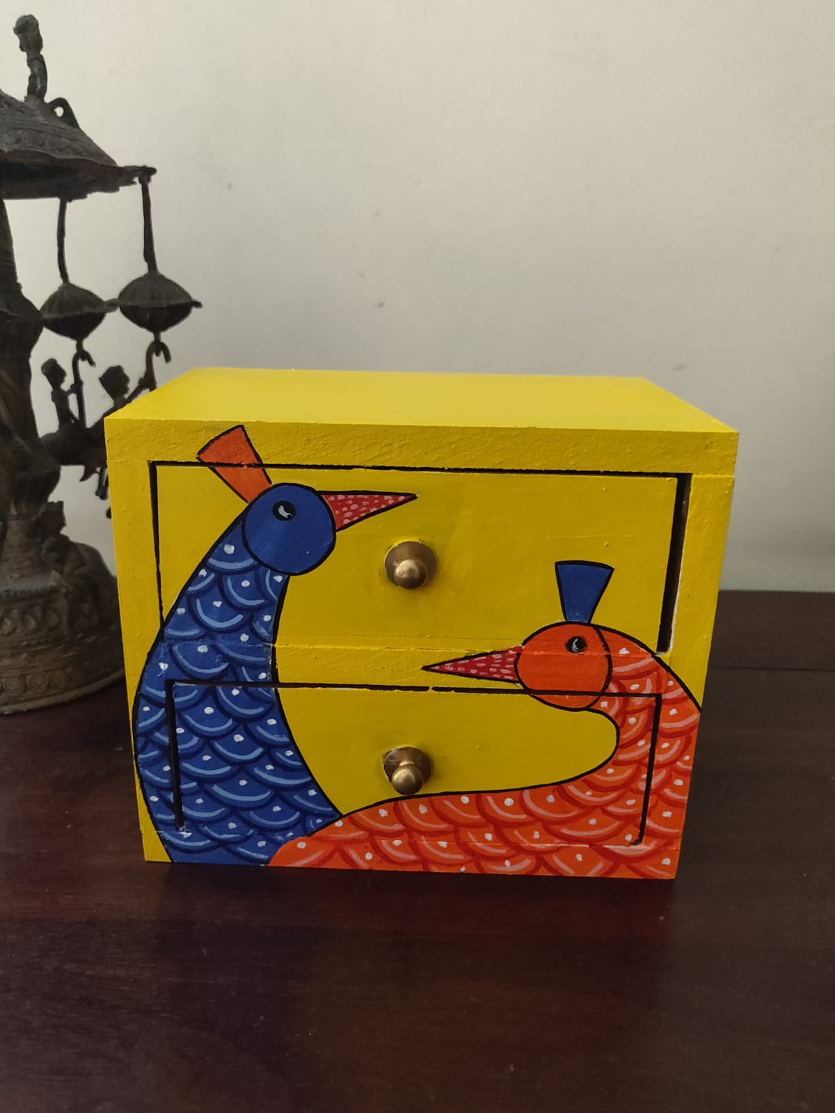 Peacock Trinket Box