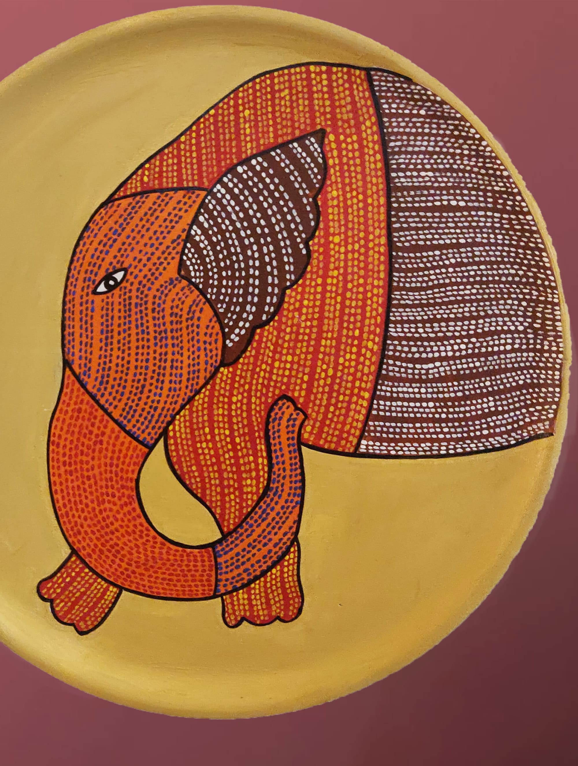Elephant Wall plate view 2