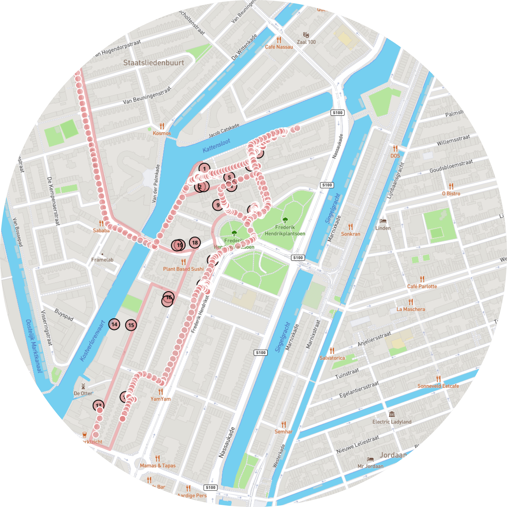 A moving truck with a lift attached to it