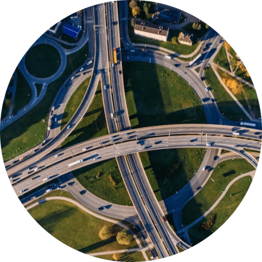 A moving truck with a lift attached to it