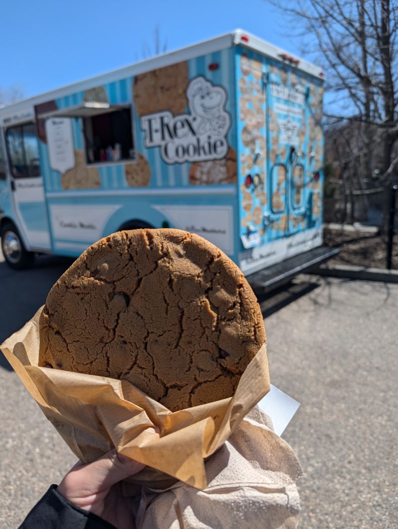Giant fucking cookie I had at the Minnesota Zoo.