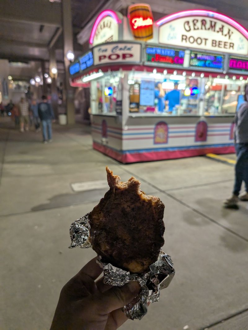 Porkchop, because they ran out of the fucking Turkey Legs