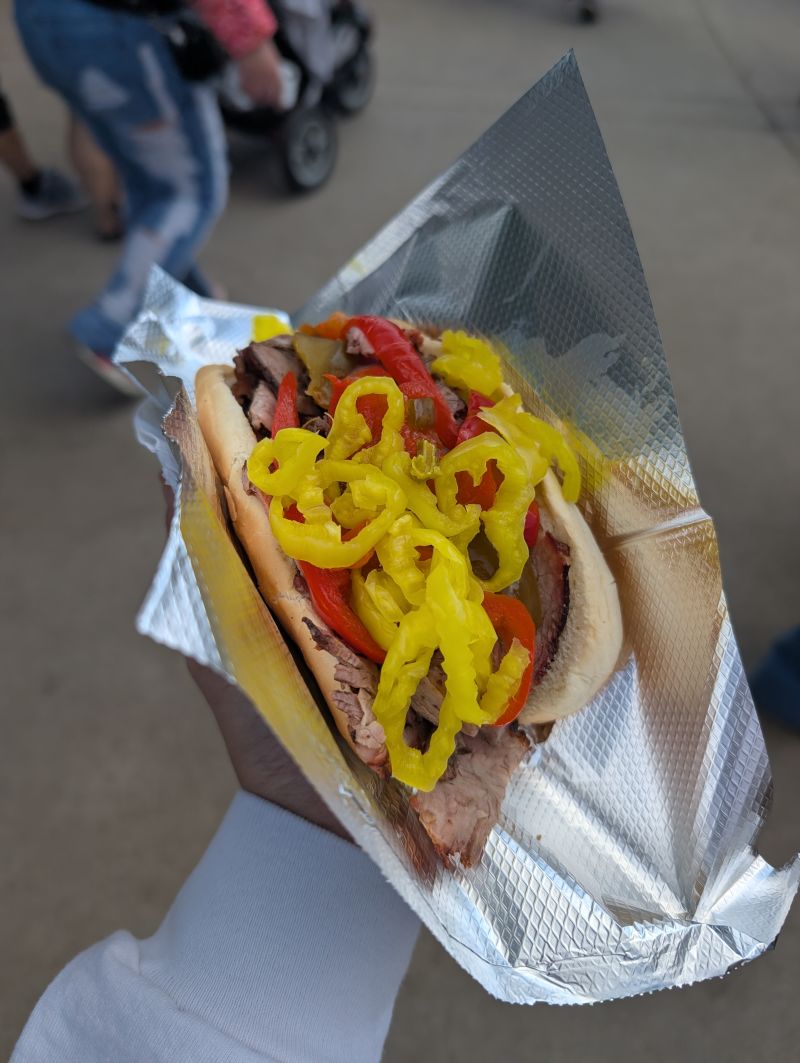 My favorite food at the Minnesota State Fair: Steak Sandwhiches