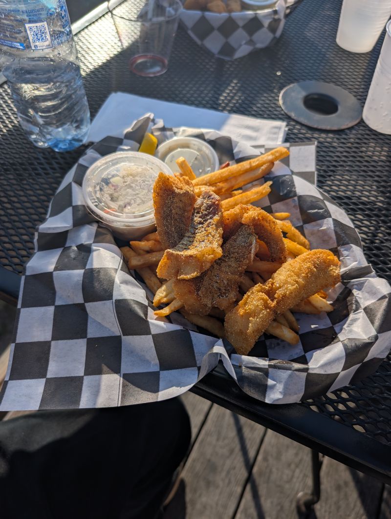 Fish Dinner at Grand Marais, MN.