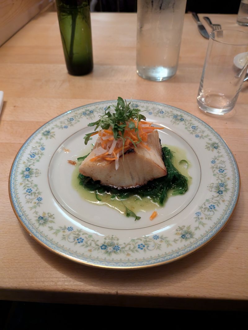 Fanciest Salmon I've had at the New Scenic Cafe