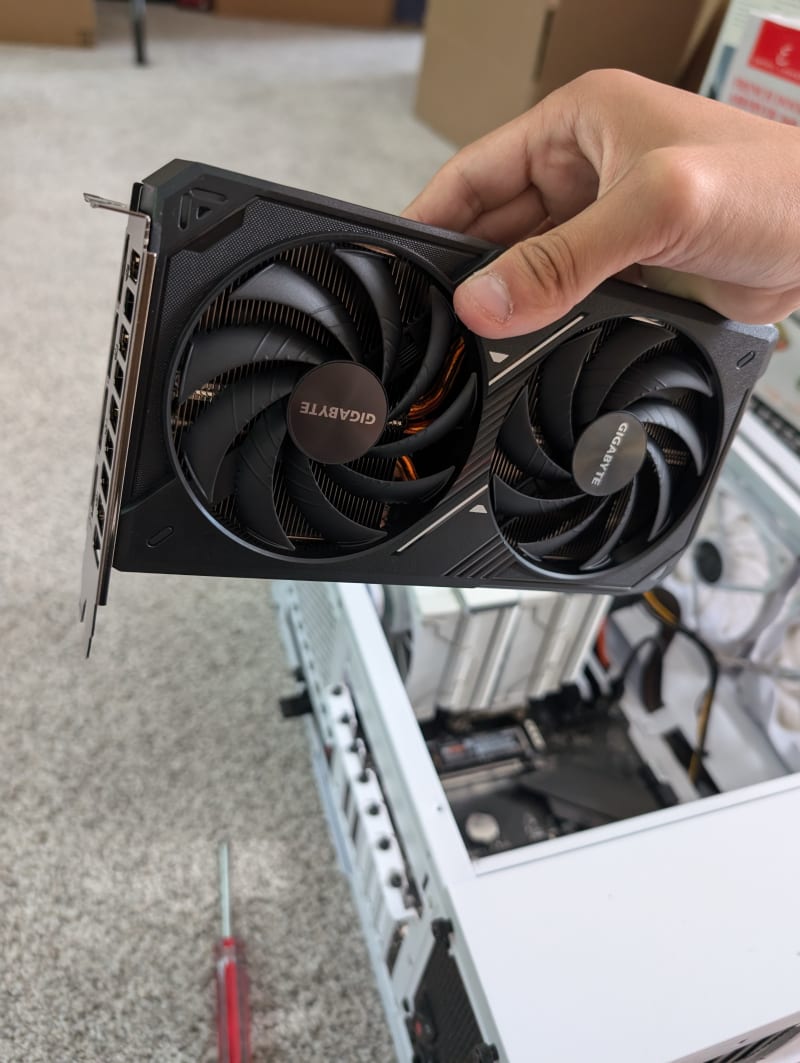 Putting it in