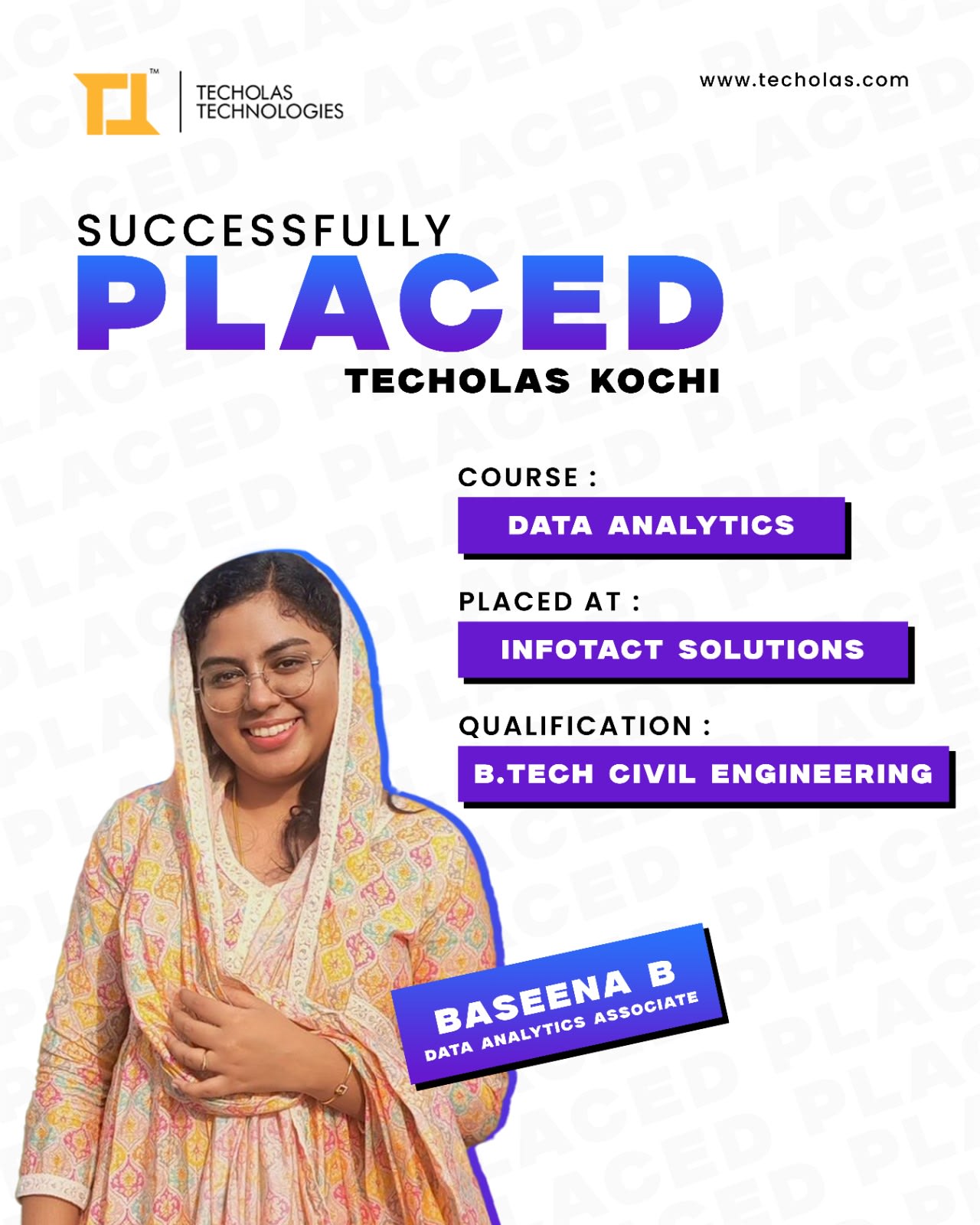 Analytics in Action – Another Success Story Begins as Data Analytics Associate!