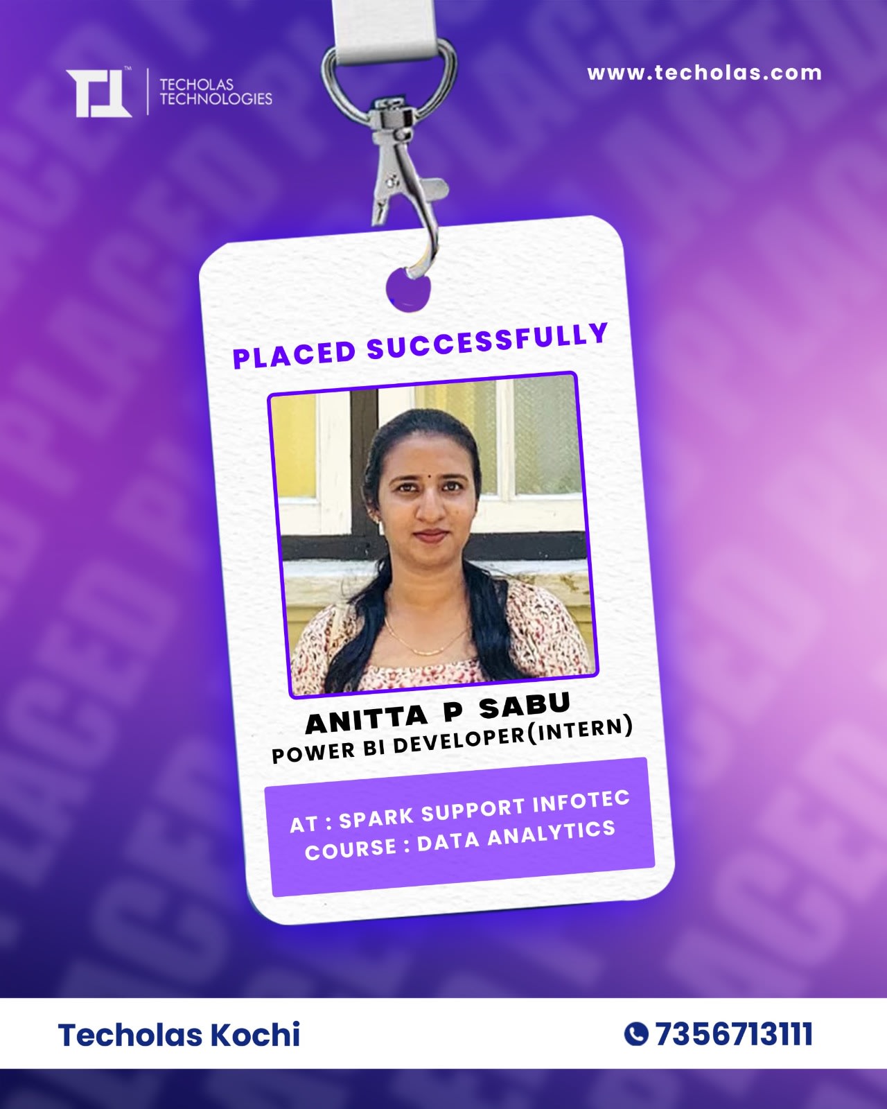 Dreams to Reality — Anitta Becomes a Power BI Developer Intern!