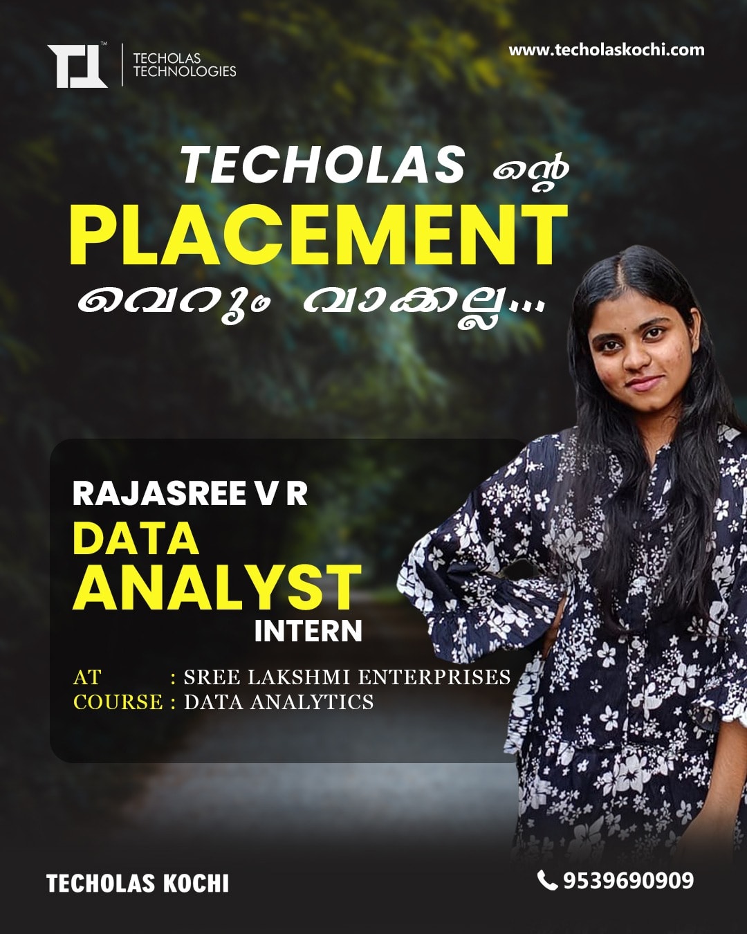 Where numbers meet narratives — our student starts her career as a Data Analyst Intern!