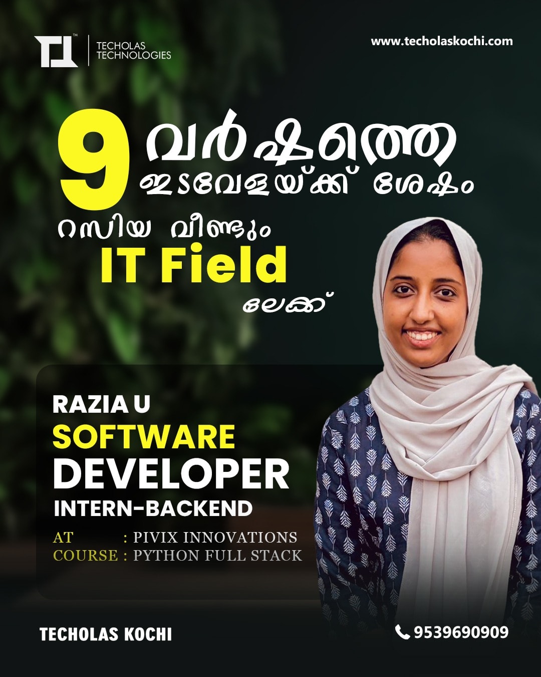 Backend Brilliance Begins Here – Another Success Story from Our Institute