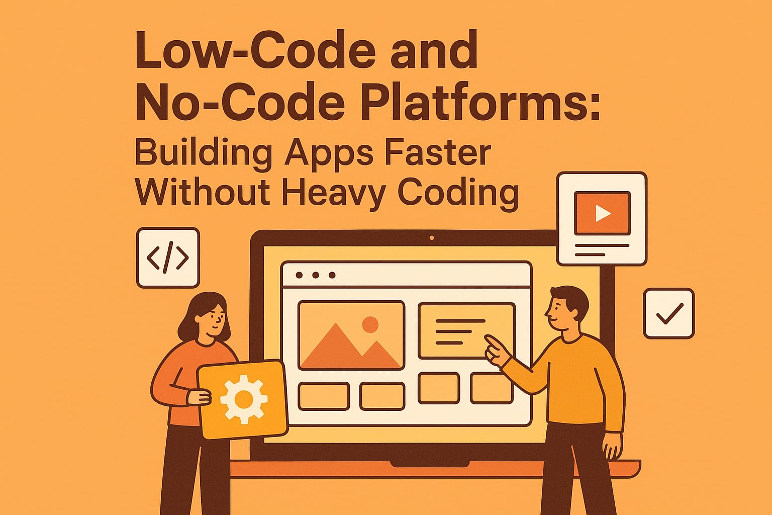 Low-Code and No-Code Platforms: Building Apps Faster  Without Heavy Coding 