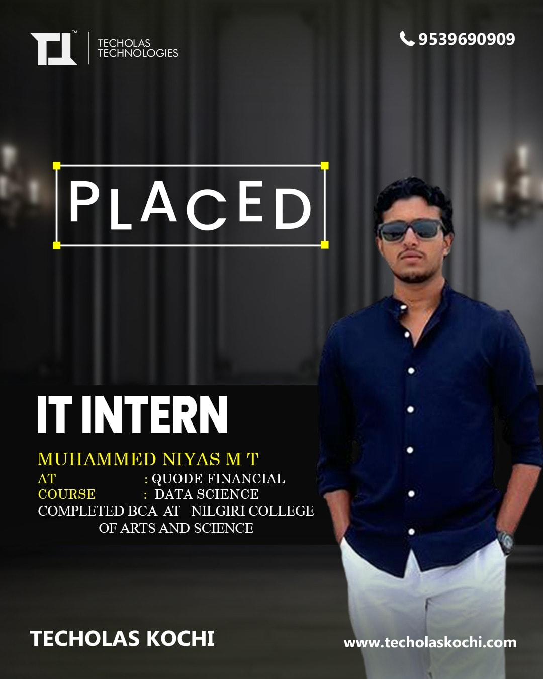 Where passion meets profession — proud to see our Data Science talent shine as an IT Intern!