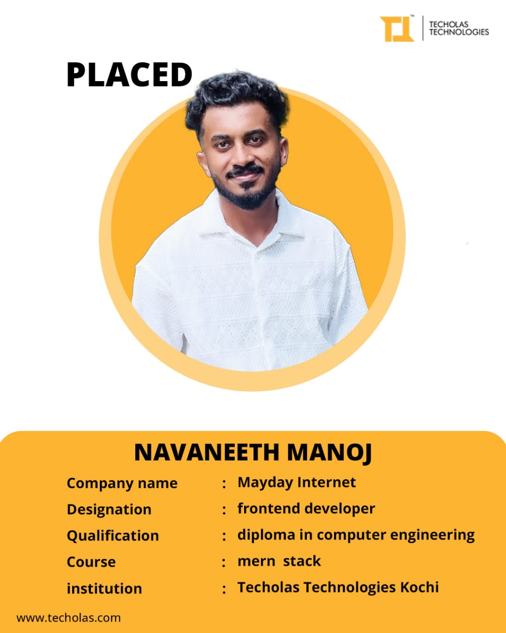 Designs Turned Digital — Our Student Now Shines as a Frontend Developer!