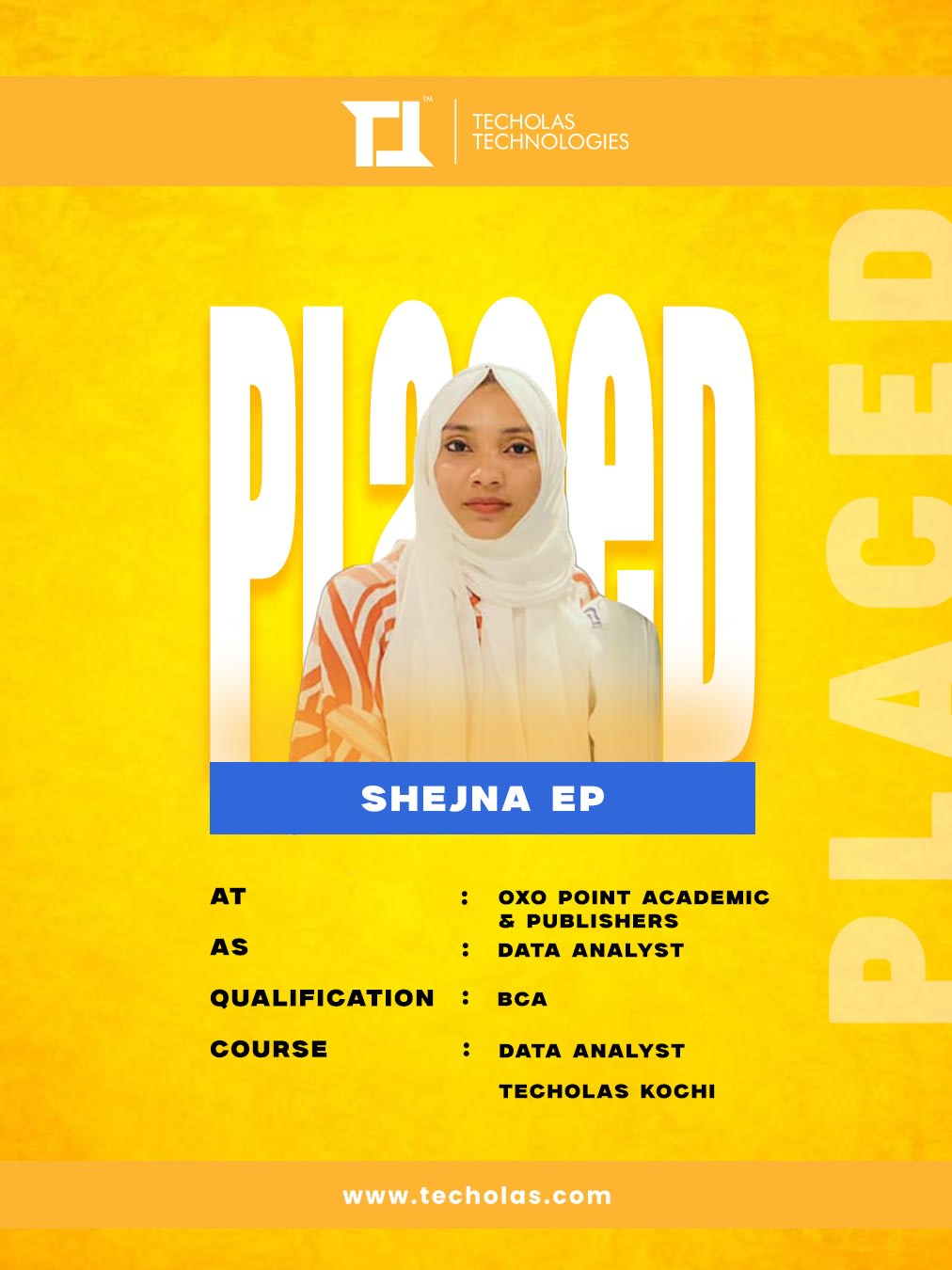 Every dataset tells a story — and hers is a story of success!